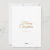 Cartes Pour Fêtes Annuelles Noël Nativité stable ange de scène (Dos)