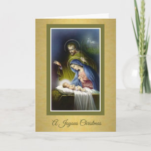 Cartes Pour Fêtes Annuelles Noël, Nativité, Vierge Marie, Christ Enfant,