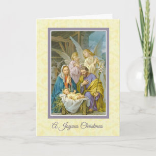 Cartes Pour Fêtes Annuelles Noël, Nativité, Vierge Marie, Christ Enfant,