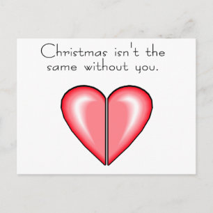 Cartes Pour Fêtes Annuelles Noël N'Est Pas Le Même Sans Toi