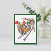 Cartes Pour Fêtes Annuelles Noël Nisse et Kersti (Debout devant)