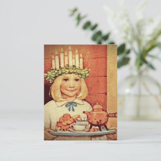 Cartes Pour Fêtes Annuelles Noël Nisse et Lucia Day Karin (Debout devant)