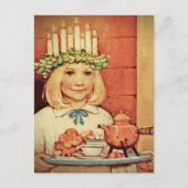 Cartes Pour Fêtes Annuelles Noël Nisse et Lucia Day Karin (Devant)