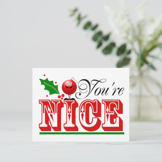 Cartes Pour Fêtes Annuelles Noël Noël Noël Noël Noël Noël Fille Nice (Debout devant)