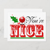 Cartes Pour Fêtes Annuelles Noël Noël Noël Noël Noël Noël Fille Nice (Devant / Derrière)