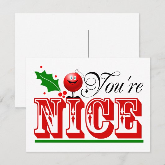Cartes Pour Fêtes Annuelles Noël Noël Noël Noël Noël Noël Fille Nice (Devant / Derrière)