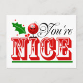 Cartes Pour Fêtes Annuelles Noël Noël Noël Noël Noël Noël Fille Nice (Devant)