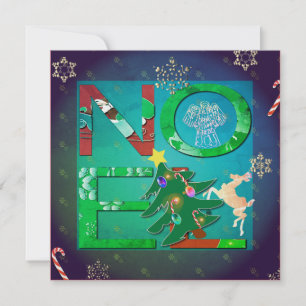 Cartes Pour Fêtes Annuelles Noel Noël + Photo Appartement de vacances