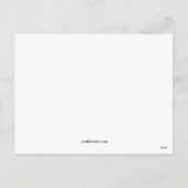 CARTES POUR FÊTES ANNUELLES NOËL NOIR (Dos)