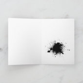 Cartes Pour Fêtes Annuelles Noël noir v4 (Intérieur)