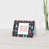 Cartes Pour Fêtes Annuelles noël nordique scandinave (Devant)