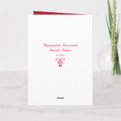 Cartes Pour Fêtes Annuelles Noël nostalgique (Dos)