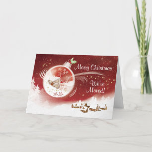 Cartes Pour Fêtes Annuelles Noël, nous nous sommes déplacés, babiole avec la