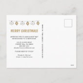 Cartes Pour Fêtes Annuelles Noël Nouveau (Dos)