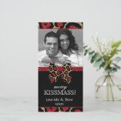 Cartes Pour Fêtes Annuelles Noël Nouvel An Fêtes Parties scintillant léopard P (Debout devant)