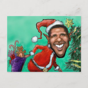 Cartes Pour Fêtes Annuelles Noël Obama