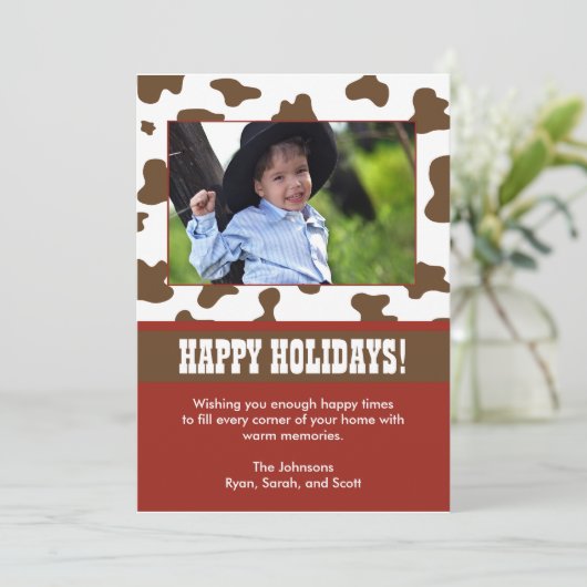 Cartes Pour Fêtes Annuelles Noël occidental (Debout devant)