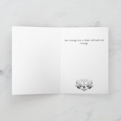 Cartes Pour Fêtes Annuelles Noël Oh Deer Quelle année Noël Monogramme (Intérieur)