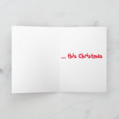 Cartes Pour Fêtes Annuelles Noël : Oie (timide) (Intérieur)