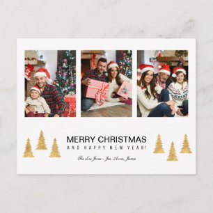 Cartes Pour Fêtes Annuelles Noël or