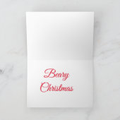 Cartes Pour Fêtes Annuelles Noël-Ours-Joyeux Noël (Intérieur)