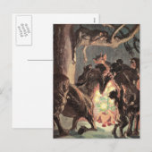 Cartes Pour Fêtes Annuelles Noël païen (Devant / Derrière)