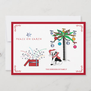 Cartes Pour Fêtes Annuelles Noël Paix sur Terre - Vacances multilingues