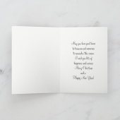 Cartes Pour Fêtes Annuelles Noël patiné de tartan de Campbell Argyll (Intérieur)