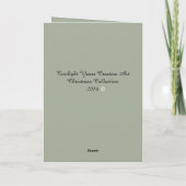 Cartes Pour Fêtes Annuelles Noël Pêche (Dos)