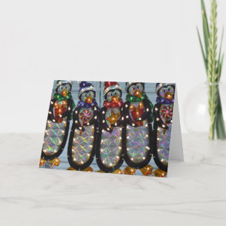 Cartes Pour Fêtes Annuelles Noël Penquins