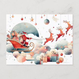 Cartes Pour Fêtes Annuelles Noël père Noël