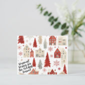 Cartes Pour Fêtes Annuelles Noël père Noël (Debout devant)