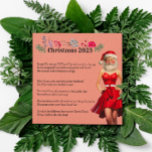 Cartes Pour Fêtes Annuelles Noël père Noël 2023<br><div class="desc">Cette folie de Noël est sûre de mettre un sourire sur un visage cette période de fêtes !</div>