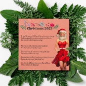 Cartes Pour Fêtes Annuelles Noël père Noël 2023