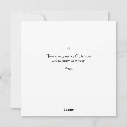 Cartes Pour Fêtes Annuelles Noël père Noël 2023 (Dos)