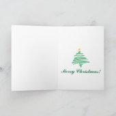 CARTES POUR FÊTES ANNUELLES NOËL PÈRE NOËL FONT - DOCTEUR D'OSTÉOPATHIE (Intérieur)