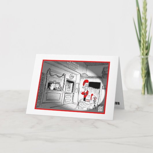 CARTES POUR FÊTES ANNUELLES NOËL : "PÈRE NOËL SECRET " (Devant)