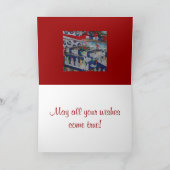 Cartes Pour Fêtes Annuelles Noël personnalisable (Intérieur)