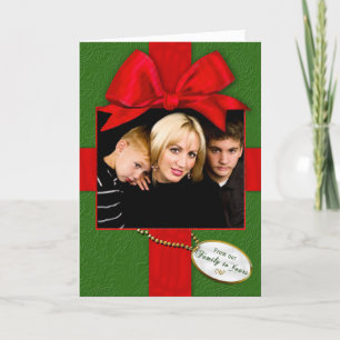 Cartes Pour Fêtes Annuelles Noël - Photo Inser Notre Famille à Vous - Cadeau