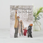 Cartes Pour Fêtes Annuelles Noël photo moderne (Debout devant)