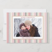 Cartes Pour Fêtes Annuelles Noël photo moderne (Devant)