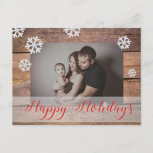 Cartes Pour Fêtes Annuelles Noël photo personnalisée