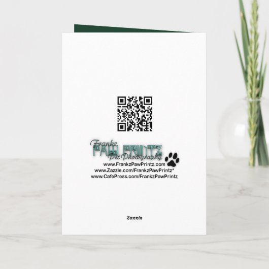 Cartes Pour Fêtes Annuelles Noël - Pitbull - charme (Dos)