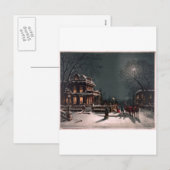 Cartes Pour Fêtes Annuelles Noël pittoresque (Devant / Derrière)