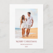 Cartes Pour Fêtes Annuelles Noël Plage de vacances tropicales (Devant)