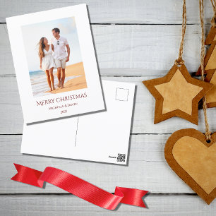 Cartes Pour Fêtes Annuelles Noël Plage de vacances tropicales