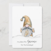 Cartes Pour Fêtes Annuelles Noël plat Gnome de neige (Devant)