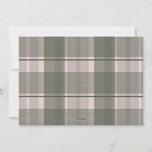 Cartes Pour Fêtes Annuelles Noël plat simple et classique (Dos)