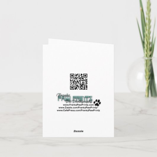 Cartes Pour Fêtes Annuelles Noël - Poodle standard - Bronco (Dos)