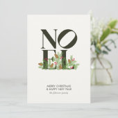 Cartes Pour Fêtes Annuelles NOEL Pop Letter Art Inspiré Noël (Debout devant)